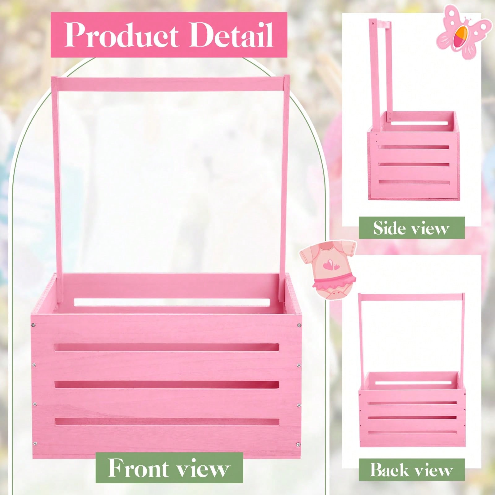 Hölzerne Baby-Shower-Kiste, ni – Baby Products Hamper Bewertung und Preis
