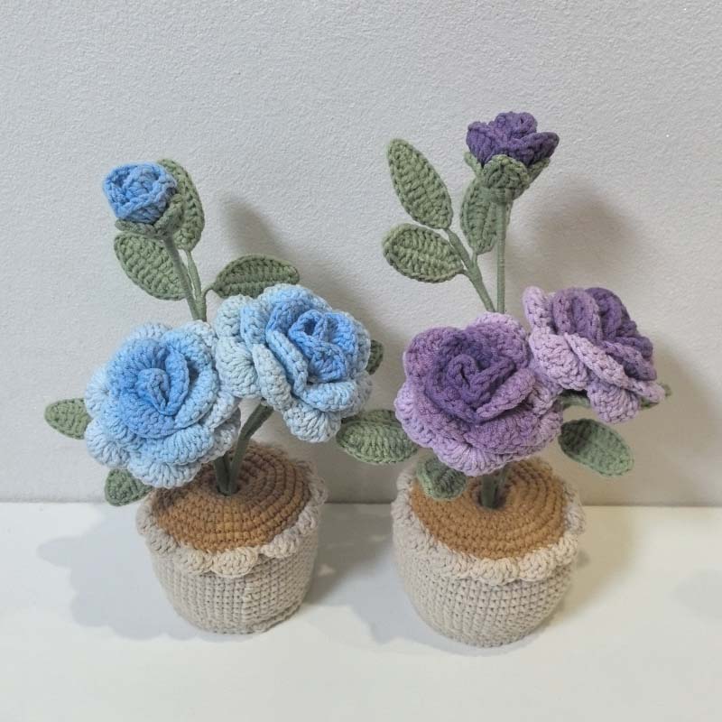 Häkeln Sie Blumen-Pflanzenvase – Baby Products Hamper Bewertung und Preis